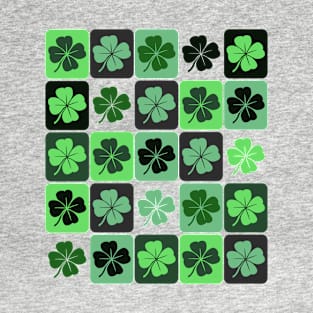 Patchwork Shamrocks T-Shirt